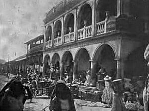 Old Market Building of Granada, Nicaragua in 1880