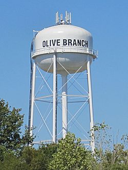 Olive Branch water tower