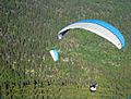 Paragliding in hvittingfoss