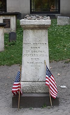 Paul Revere Memorial, Granary Burying Ground, Boston, Massachusetts