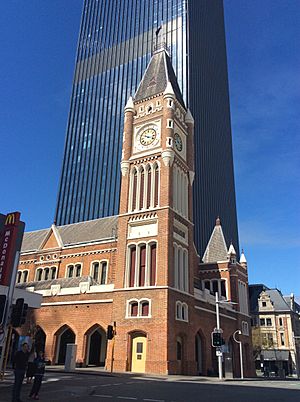 Perth Town Hall (North West corner faces)