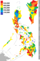 Philippine congressional districts population