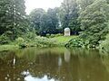Pond and Temple, Hillsborough Castle - geograph.org.uk - 1389759