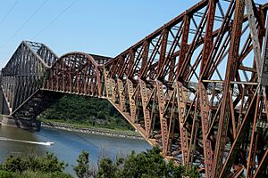 Pont de Québec vue ouest