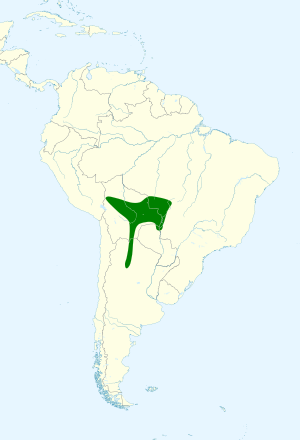 Pyrrhura molinae map.svg