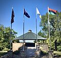 Quindaro Townsite flags (cropped)