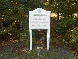 Reverend Paul Cuffee Gravesite Sign