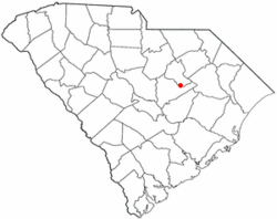 Location of Mayesville, South Carolina