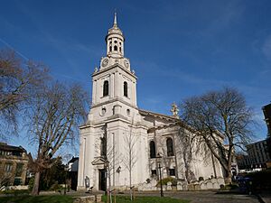 Southwest View of the Church of Saint Alfege, Greenwich (01)