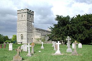 St Mary's Church, Long Wittenham, Oxfordshire - from southwest