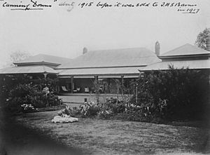 StateLibQld 2 389297 Canning Downs station homestead and gardens, Warwick district, 1914