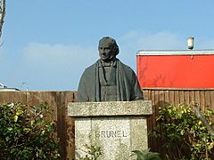 Statue of Isambard Kingdom Brunel, Saltash - geograph.org.uk - 59288