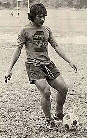 The late Mokhtar Dahari training at the field, c. 1970s
