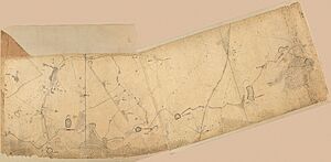 Topographical map, 1st Brigade, defenses north of Potomac, Washington, D.C. LOC 88690656