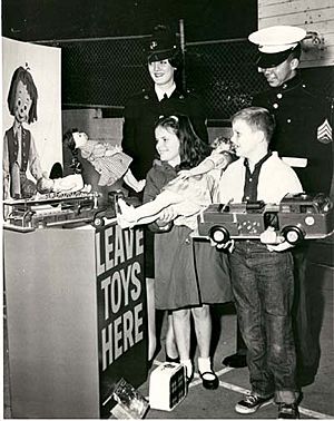 Toys for Tots publicity photo