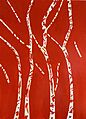 Trees on Red 4, 2024