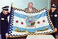 Unveiling of the flag of the Chicago Police Department, c. 1977