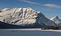Upper Kananaskis Lake with Mount Lyautey