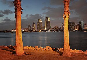 View Of Downtown San Diego From Coronado CA