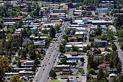 View of Bend, Oregon, from Pilot Butte in July 2011