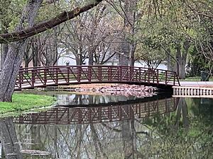 Wamego city park in Kansas