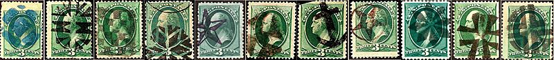 Washington 1870 Cancels
