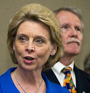 Washington Governor Chris Gregoire at the CRC news conference (5659021187)