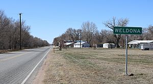 Weldona and Colorado State Highway 144.