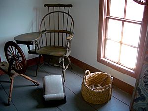 Wentworth-Coolidge Mansion, Portsmouth, New Hampshire, USA, upstairs room