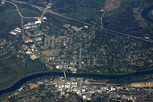 Aerial view of West Point