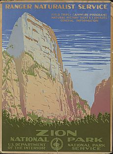 Zion National Park poster 1938