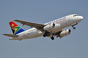Airbus A319-131 'ZS-SFG' South African Airways (15554993244)