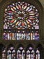 Amiens Cathedrale Notre Dame.- Rose du transept sud