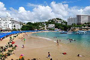 Caleta Beach in Acapulco, Mexico 2009