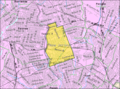 Census Bureau map of Elmwood Park, New Jersey