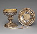 Chalice, Paten and Straw MET