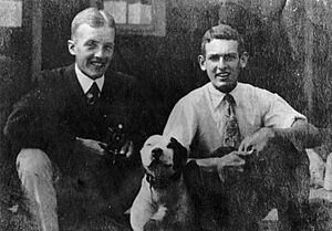 Charles H. Best and Clark Noble ca. 1920