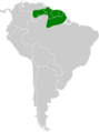 Corapipo gutturalis map