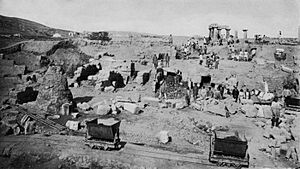 Corinth excavation view 1898