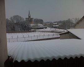 Centre Dorat covered in snow