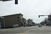 Elkhorn Wisconsin Downtown Looking South WIS11 WIS67