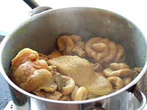 Empal gentong boiled cow intestine