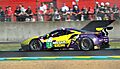 Ferrari 488 GTE EVO - Felipe Fraga, Sam Bird & Shane van Gisbergen approaching Dunlop Chicane at the 2022 Le Mans (53489774027)