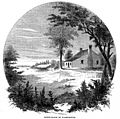 George Washington's birthplace (1856 engraving)