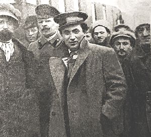 Grigory Zinoviev, Chairman of Petrograd Soviet among the Political Commissars in 1918
