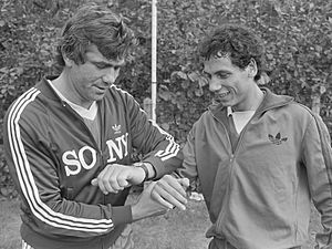 Hans Eykenbroek en Ricky Talan (1982).jpg