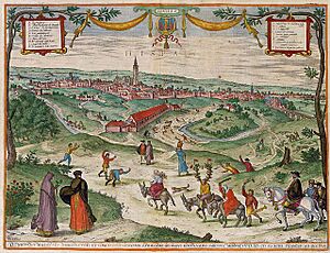 Hispalis (Seville), Braun & Hoefnagel, 1565
