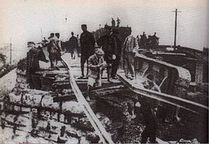 Huanggutun Incident in railway