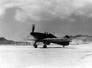 Hurricane 261 Sqn RAF at Ta Kali 1941