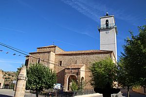 The Parish Church of the Holy Cross in Velamazán, Soria.